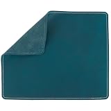 GORGECRAFT 24x20cm Dickes Mauspad Aus Rindsleder Vollnarbenleder Wasserdicht rutschfest Gaming Mausmatte…