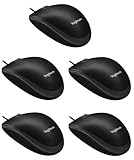 Logitech B100 Optical Business Mouse [5er Set | Schwarz]